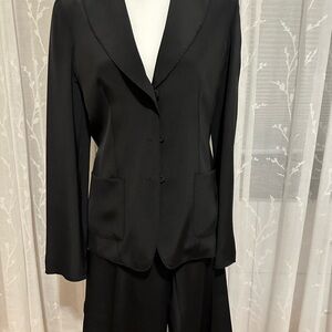 Black Blazer and Pants Set